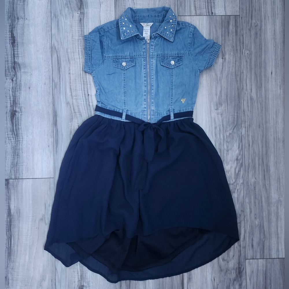 Guess Denim Girls Dress Size 8